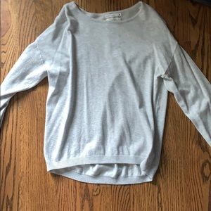 light grey zara sweater
